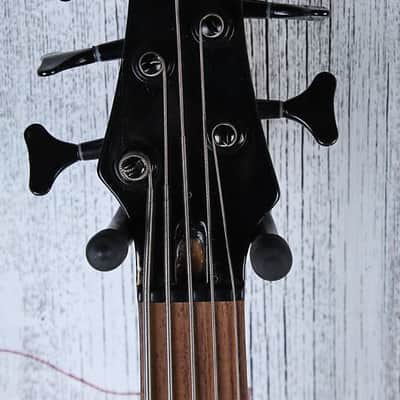 Ibanez 2000 SR Series SR885 5 String Electric Bass Guitar Black Finish Made in Japan image 11
