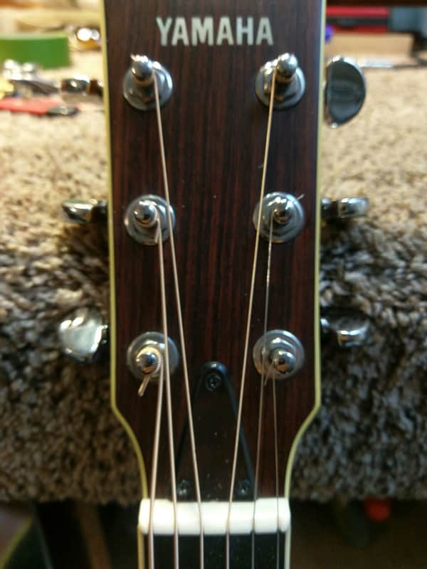 Yamaha LW-15 1995 Acoustic Dreadnought Solid Top | Reverb