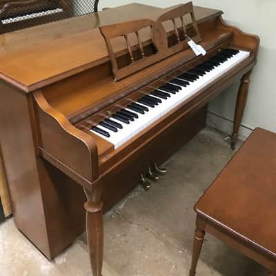 Henry F. Miller Spinet Piano Walnut image 1