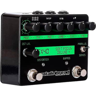 Catalinbread Soft Focus Shoegaze Plate Reverb Effects Pedal 2025 - BLACK image 2