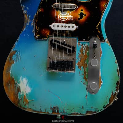 Fender Telecaster Nashville Deluxe Series Seafoam Green Aged Relic image 5