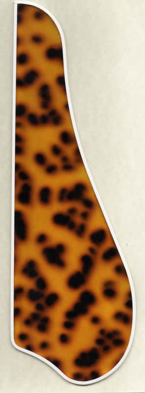 Epiphone Triumph arch-top guitar pickguard yellow/amber polka dot acrylic image 1