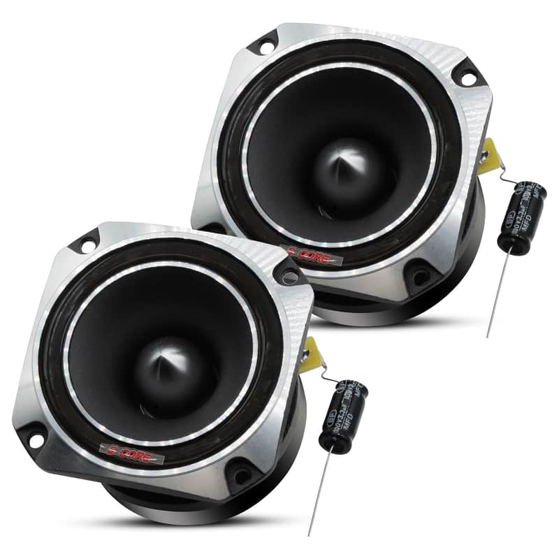 5 Core Tweeters Speakers Car Audio Pair 600W Combined Peak 4 Ohm 3.5 Inch Aluminum Super Bullet Tuiters Para Sonido Para Carro - TW BLT 150 CH PAIR-TW BLT 150 CH PAIR image 1