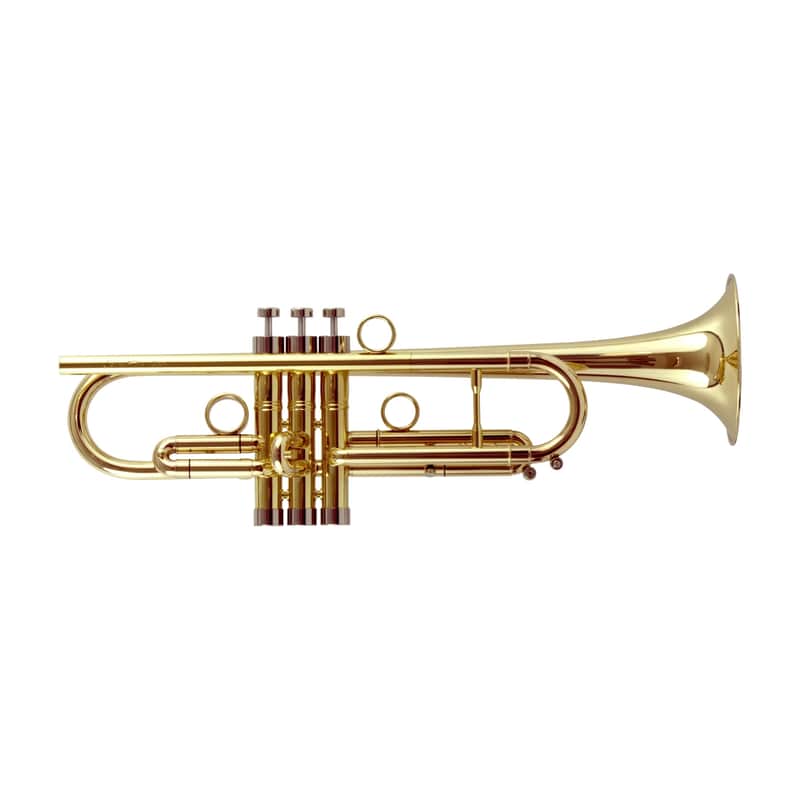 John Packer JP by Taylor Inspired Key of Bb Trumpet w/Pro Double Case, Mouthpiece & Valve Oil image 1