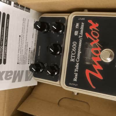 Reverb.com listing, price, conditions, and images for maxon-rtc600-real-tube-compressor-limiter