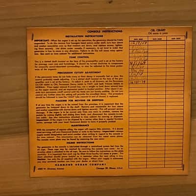 1957 Hammond C3 Organ image 4