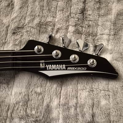 1988 Yamaha RBX200 w/ DiMarzio Pickup - OHSC - Candy Apple Red - Black Gloss Neck - 4-String Bass image 7