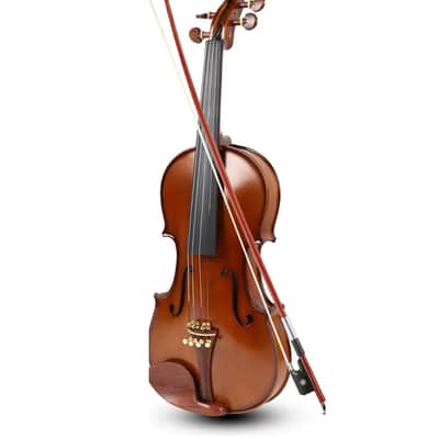 Violin 4/4 Full Size Complete Set for Adults Students,Solid Maple Wood Violins with Rosewood Fittings,Case,Spare strings,Bow, Rosin, Shoulder Rest,Professional Violin image 1