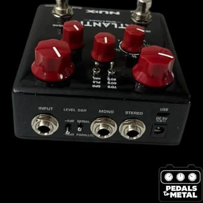 NuX NDR-5 Verdugo Series Atlantic Delay/Reverb 2018 - Black/Red - X18041 image 3