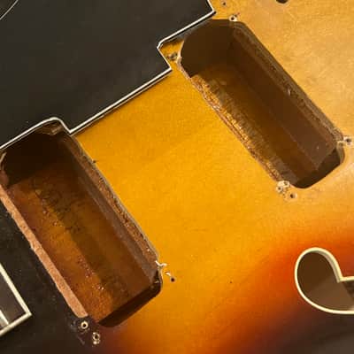 Vintage Standel 420-S Semi Hollow 1960’s Husk Sunburst image 3