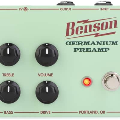 Benson Amps Germanium Preamp | Reverb