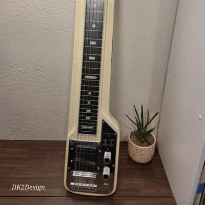 Vintage Guyatone Steel HG-306C, w/case, w/2 tone bars image 15