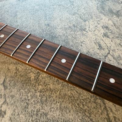 BMC Guitar 5AAAAA FLAME MAPLE Neck Strat® Stratocaster® 22 Fret Roasted With Rosewood Fingerboard Nitro Lacquer 9.5 Radius  STFRM5A #3 image 3