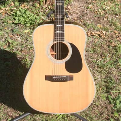 1975 Yairi YW-600 Dreadnought Guitar New Jacaranda Natural+Hard Case image 4