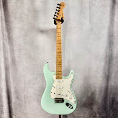 2023 Fender Deluxe Player Stratocaster, Roasted Maple Neck, Surf Green image 2