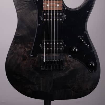Ibanez RGR431PB RG Electric Guitar – Charcoal Gray Flat w/ Poplar Burl Top image 1