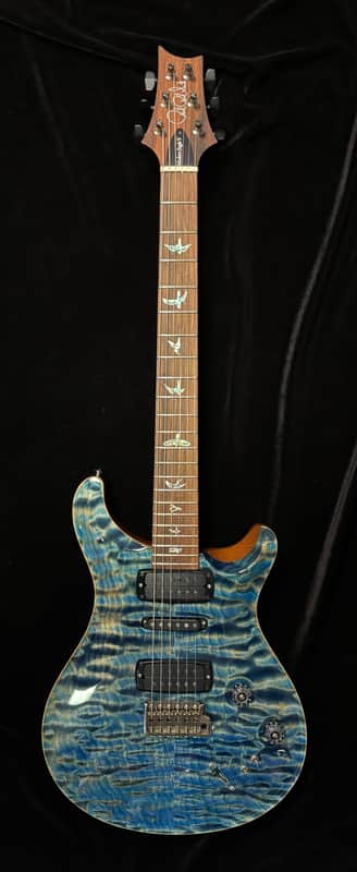 2024 PRS Modern Eagle V Blue Jean Brazilian Rosewood Fret Board Solid Rosewood Neck image 1