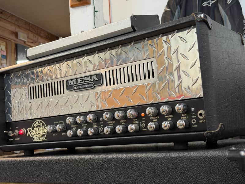 Mesa Boogie Dual Rectifier Solo Head 3-Channel 100-Watt Guitar Amp Head 2009 Bigfoot Foot Switch image 1
