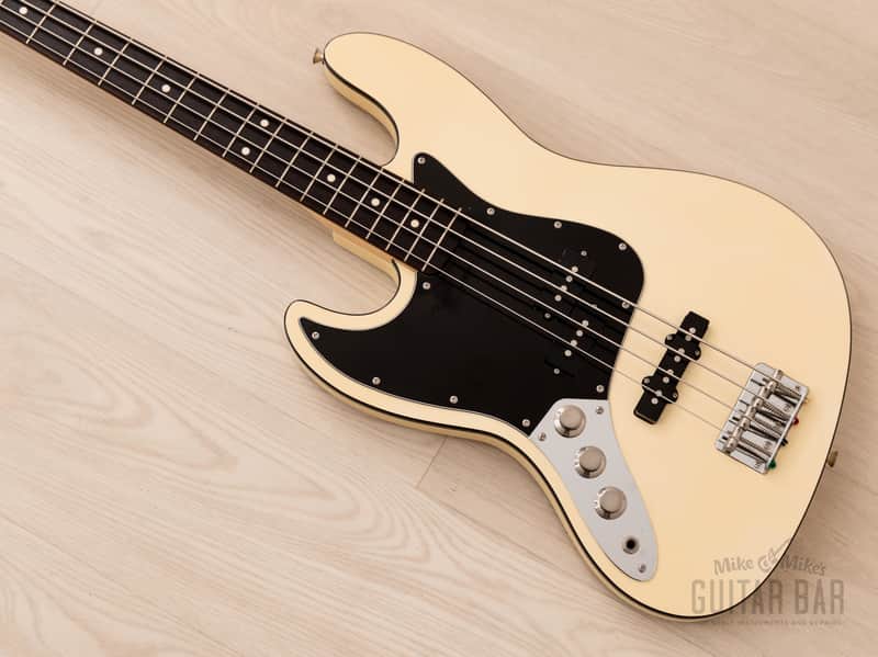 2011 Fender Aerodyne Jazz Bass PJ Left-Handed Vintage White w/ Hangtags, Japan CIJ image 1