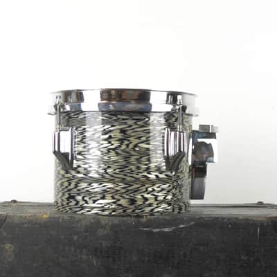 1970s Rogers 6" and 8" Black Onyx Concert Toms image 8
