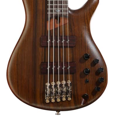 Ibanez Prestige SR5505 5-string Bass Guitar - Mocha Flat image 1