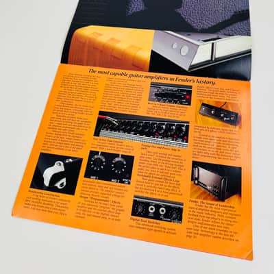 Fender Guitar Amplifiers Full-Line Foldout Catalog 1983 image 7