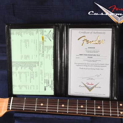 Fender Custom Shop Artist Jimmy Page Signature Telecaster Journeyman Relic White Blonde (Serial #R15239) image 9