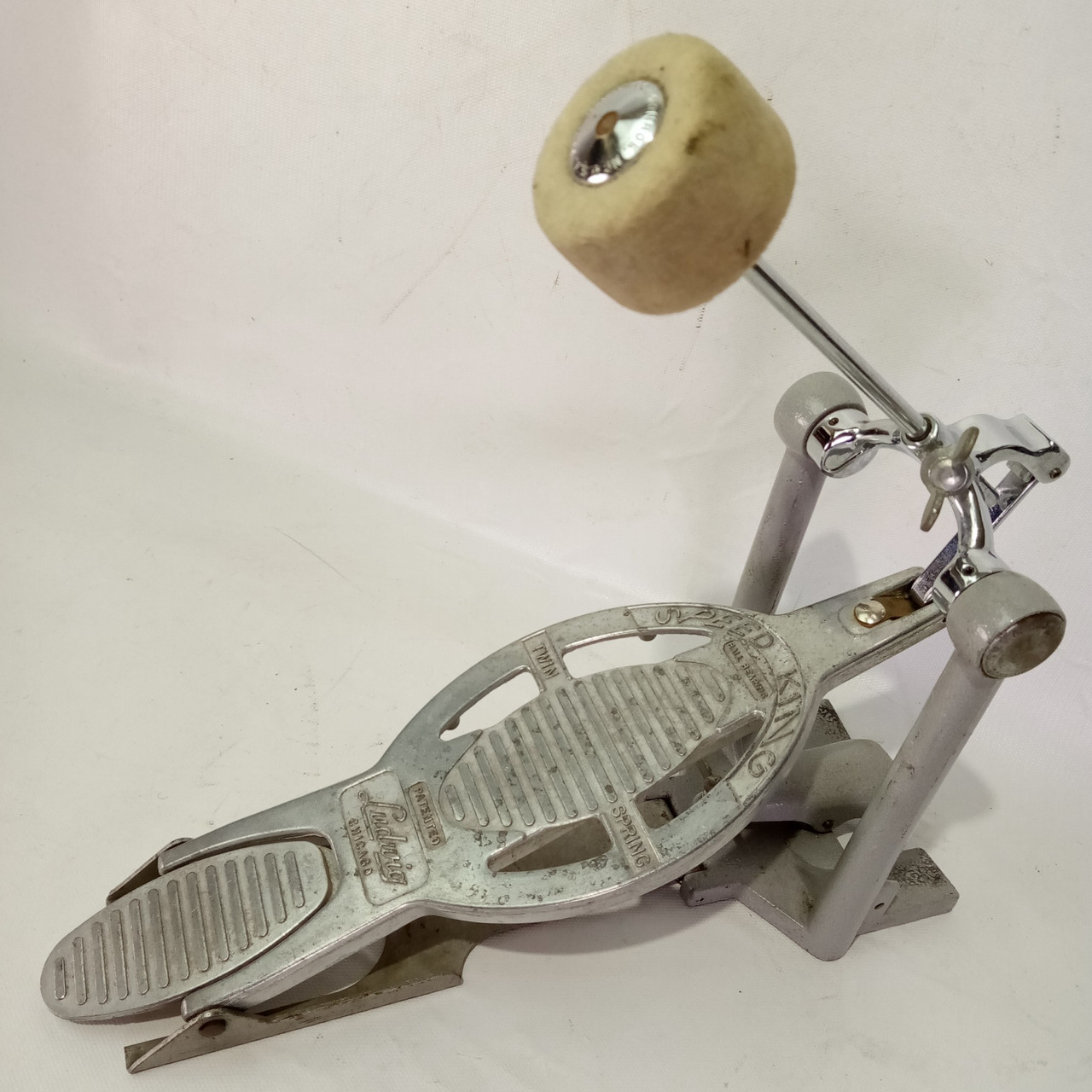 Ludwig Speed King Bass Drum Pedal Twin Spring OG Beater Vintage 60s Chicago USA — main photograph