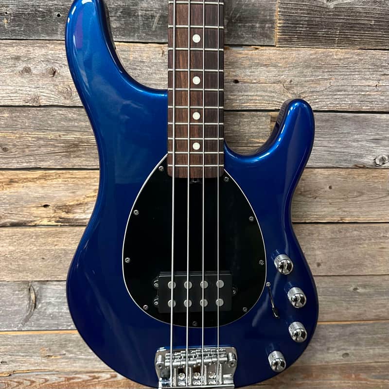Ernie Ball Music Man Sterling 4 H with Maple Neck & Rosewood Fretboard 2005 Blue Pearl image 1