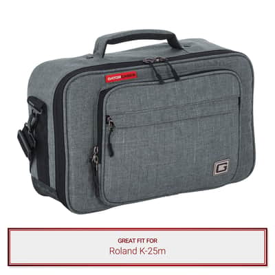 Gator Cases Grey Transit Series Bag fits Roland K-25m Keyboard Modules image 1