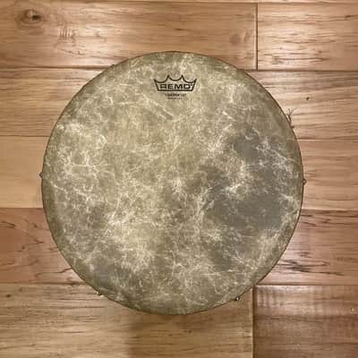 Remo 7.5x12" Mondo Djembe Snare Drum in Piano Black w/ Video Link image 7