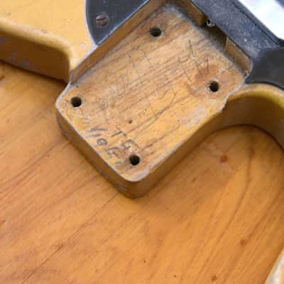 Left handed Lefty LH Fender Telecaster 1951 Butterscotch-The First One EVER Made WATCH THE VIDEO image 21