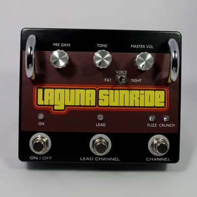 Hovercraft Amps - Laguna Sunride - distortion pedal - limited edition chrome - free USA ship! image 6