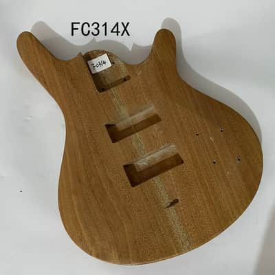 Solid Mahogany 4 String Bass Body image 15