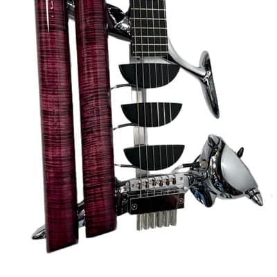 Teuffel Birdfish Prodigy 2021 Aubergine / Ebony w/ secondary tone bars & pickups. MINT. (Authorized Dealer) image 1