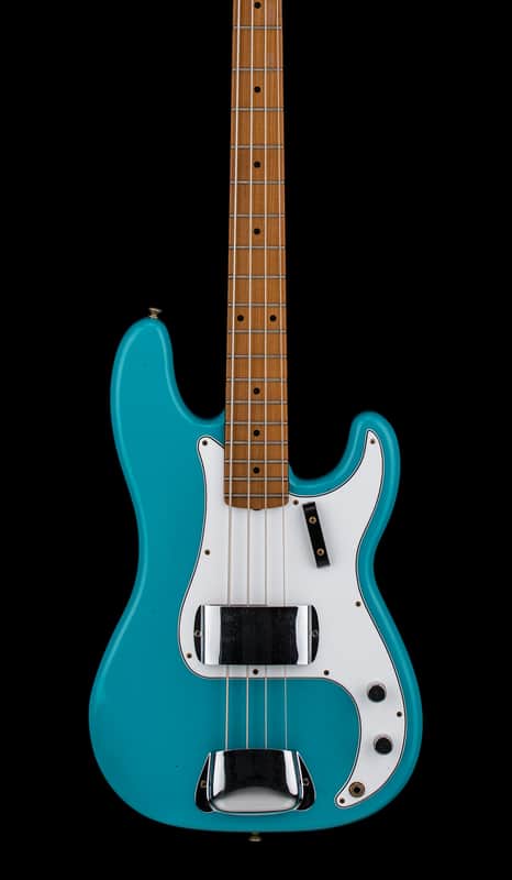 Fender Custom Shop Empire 58 Precision Bass Journeyman Relic - Aged Taos Turquoise #82922 image 1
