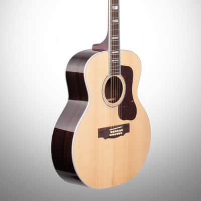 Guild F-512 12-String Acoustic Guitar (with Case), Natural image 3