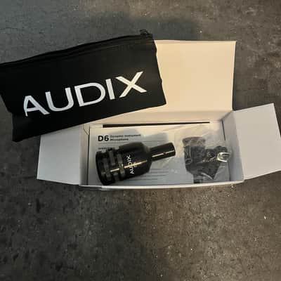 Audix D6 Dynamic Kick Drum Microphone 2010s - Black image 3