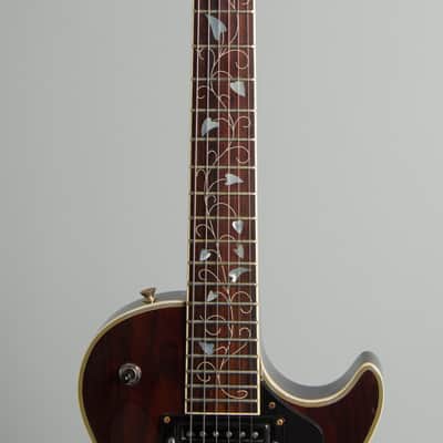 Arbiter Custom Model E-270 Solid Body Electric Guitar, c. 1975, black tolex hard shell case. image 8