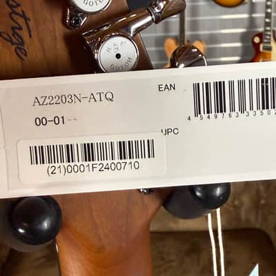 Ibanez AZ2203N-ATQ Prestige - Antique Turquoise - 3,323 kg - NEW image 11