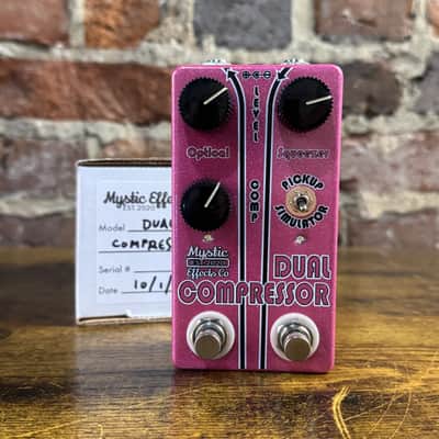 Mystic Effects Dual Compressor Pedal (*NEW* - Pink Sparkle) image 1