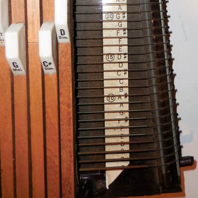 Vintage Oscar Schmidt Airline Autoharp 1950s 36 String/15 Chord image 11
