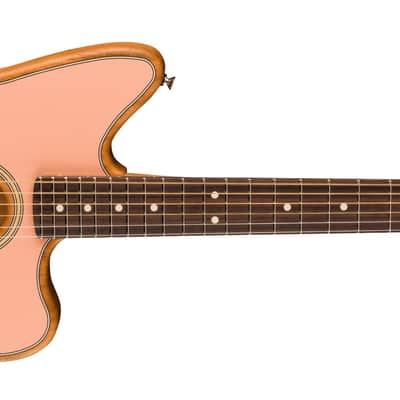 Mint Fender Acoustasonic Player Jazzmaster Acoustic-electric Guitar - Shell Pink 0972233156 2023 image 2
