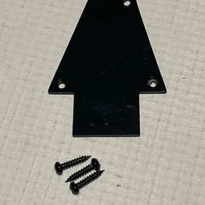 2000's Indonesian Ibanez RG & S Series Electric Guitar Black Truss Rod Cover 1 Ply