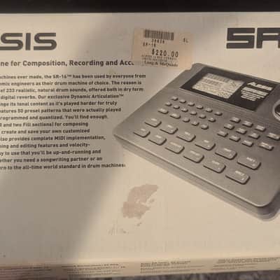 Alesis SR-16 Drum Machine 2010s - Black image 2