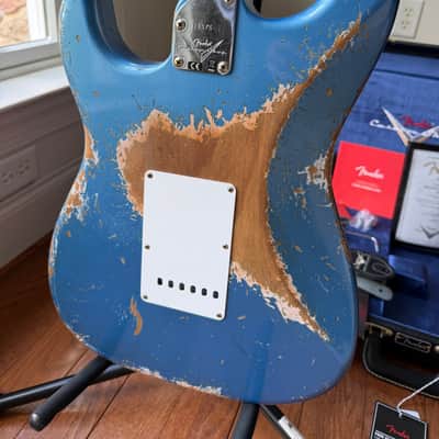 2025 Fender Custom Shop Stratocaster Pro SR25 Super Heavy Relic - Aged Lake Placid Blue image 11