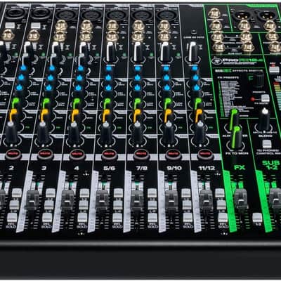 Mackie ProFXv3 Series, 12-Channel Professional Effects Mixer with USB, Onyx Mic Preamps and GigFX effects engine - Unpowered (ProFX12v3) image 3