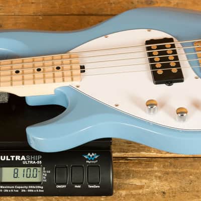 Sterling RAY5LH SUB Series StingRay 5 Bass - Chopper Blue - Left-Handed image 9