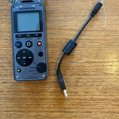 Olympus LS-12 Linear PCM Recorder Gun Metal Grey image 2