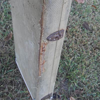 Vintage 1983 Roadworn Fender Tweed Reissue Guitar Case, Strat Tele, '52 '54 '56 '57 '59 '62 image 11